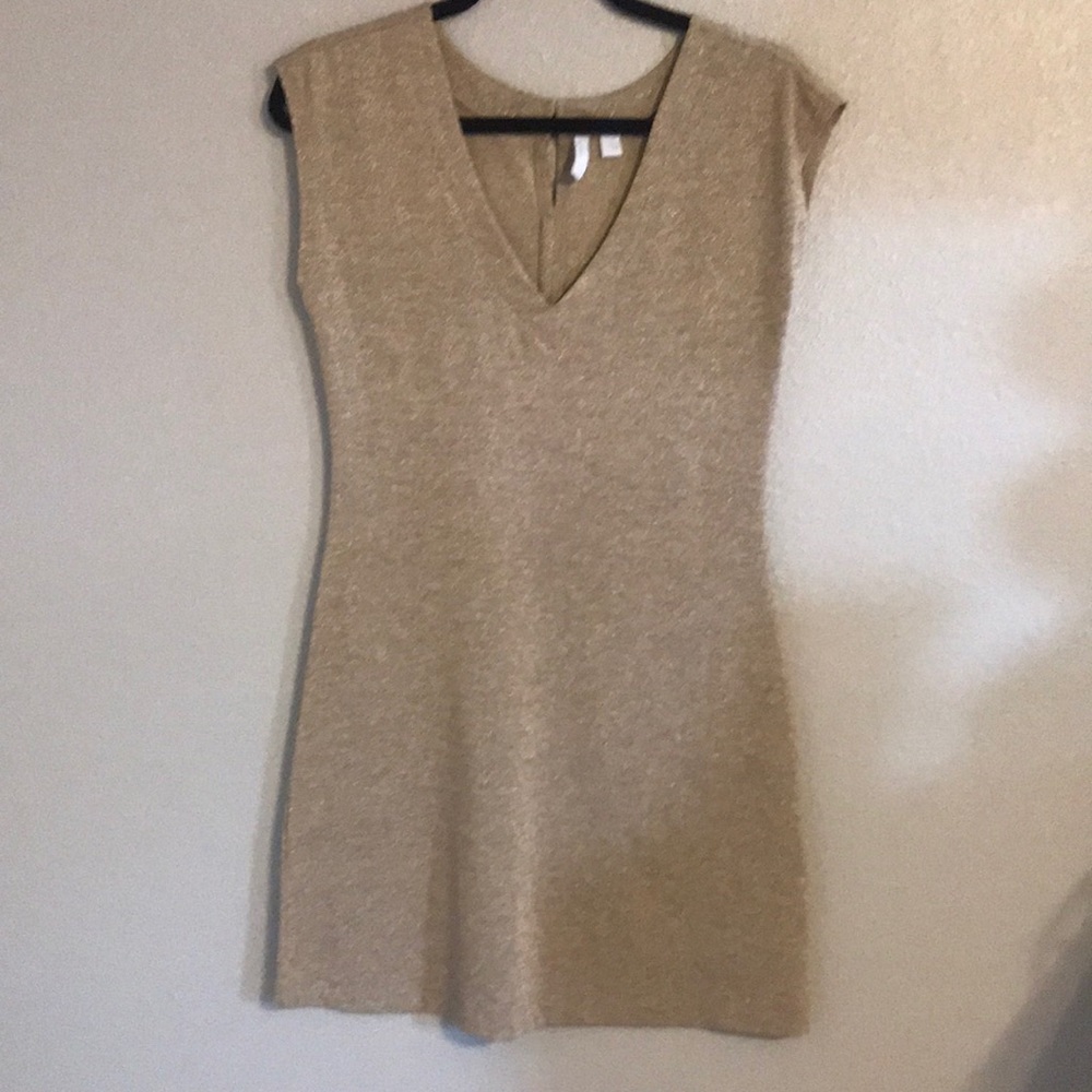 Beautiful Gold Sparkly Party Dress